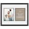 8 Pack: 2 Opening Black 8" x 10" Collage Frame with Mat, Home by Studio Décor®